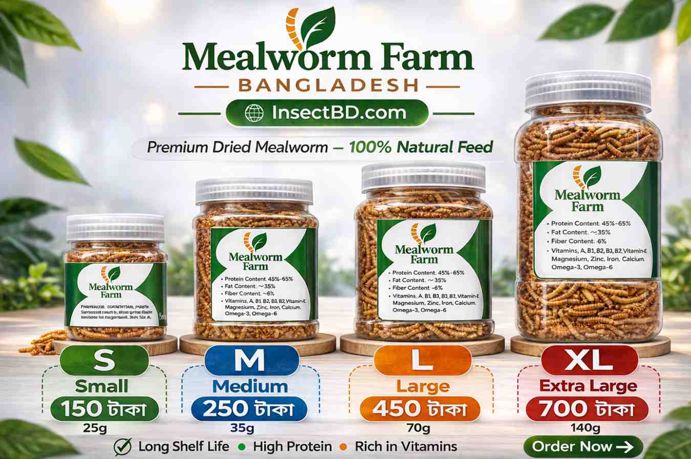 Dried Mealworm ( ড্রাই মিলওয়ার্ম ) - Image 4